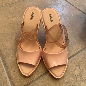 Melissa pink strappy sandals size 7